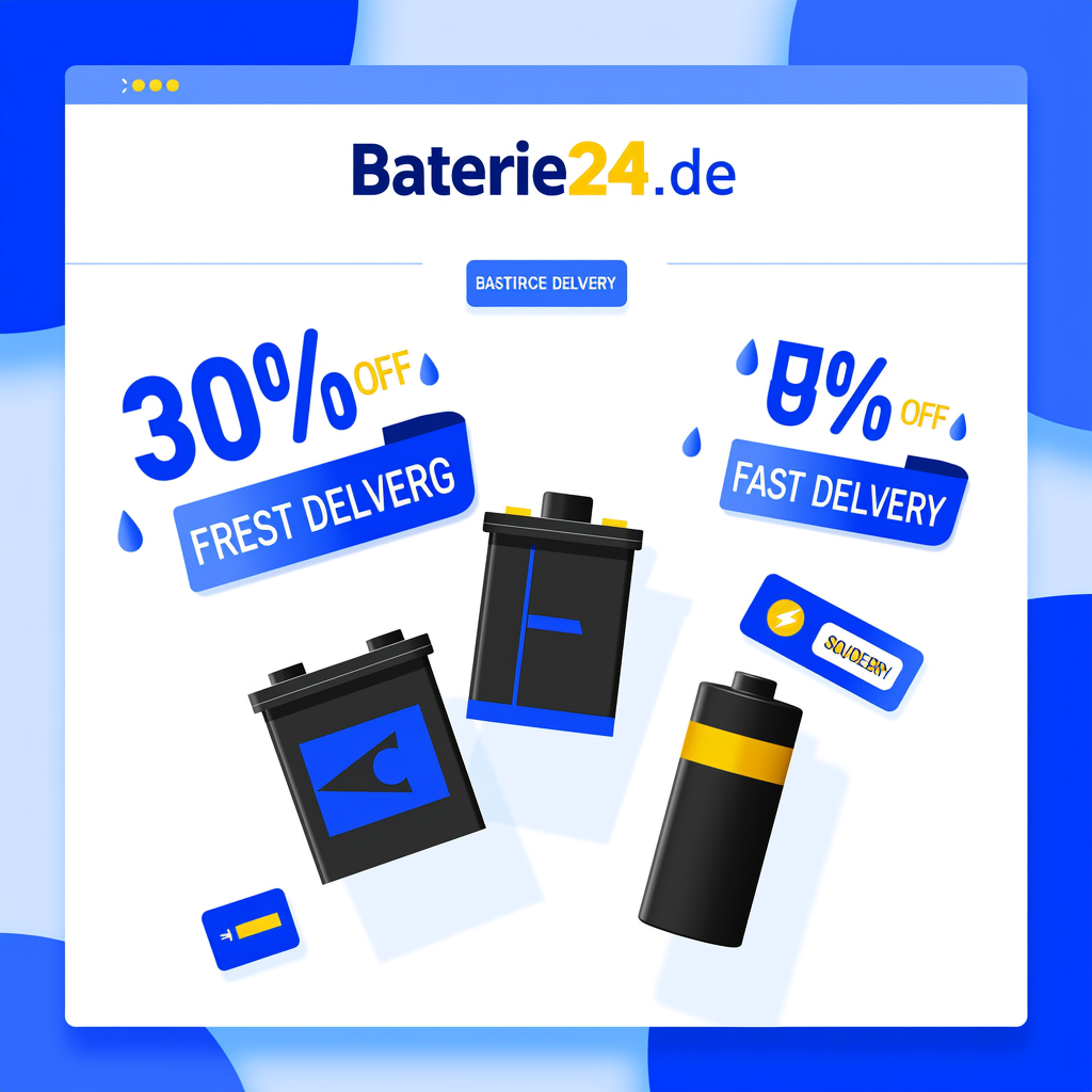 Best deals from Batterie24.de in DE